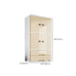 Armoire en plastique Style Teen Style Simple Rectangular Bedroom Armorage de garde-robe