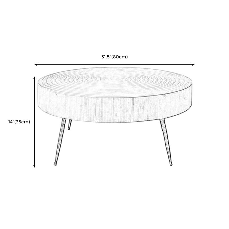 3 Legs Round Natural Finish Coffee Table Rustic Wooden Coffee Table Clearhalo 'Coffee & Accent Tables' 'Coffee Tables' 'coffee_tables' 'furn' 'furn_coffee_tables' 'Furniture' 'furniture_coffee_tables' 'Living Room Furniture' 1200x1200_8d966d9c-3447-4797-8498-1d008a7268d2
