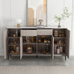 Topboard topboard in pietra in stile moderno Sideboard grigio per cucina