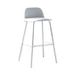 Modern Style Bar-stool Plastic Counter Bar Stool with Metal Legs for Home Clearhalo 'Bar Furniture' 'Bar Stools' 'bar_stools' 'furn' 'furn_bar_stools' 'Furniture' 'Kitchen & Dining Furniture' 1200x1200_8d99e855-dda9-4227-b42d-c62d1614f7f3