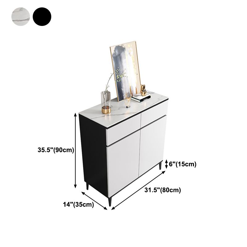 Glam Sideboard Porta bianca e cassetto sideboard per soggiorno per soggiorno