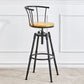 Industrial Style Bar-stool Metal 4 Legs Round Seat Barstool for Kitchen Bar Clearhalo 'Bar Furniture' 'Bar Stools' 'bar_stools' 'furn' 'furn_bar_stools' 'furniture_bar_stools' 'Kitchen & Dining Furniture' 'kitchen&dining_furn' 'kitchen' 'kitchen_furn' Furniture' 1200x1200_8d9d7df7-e30f-4541-bacc-54b173e473eb