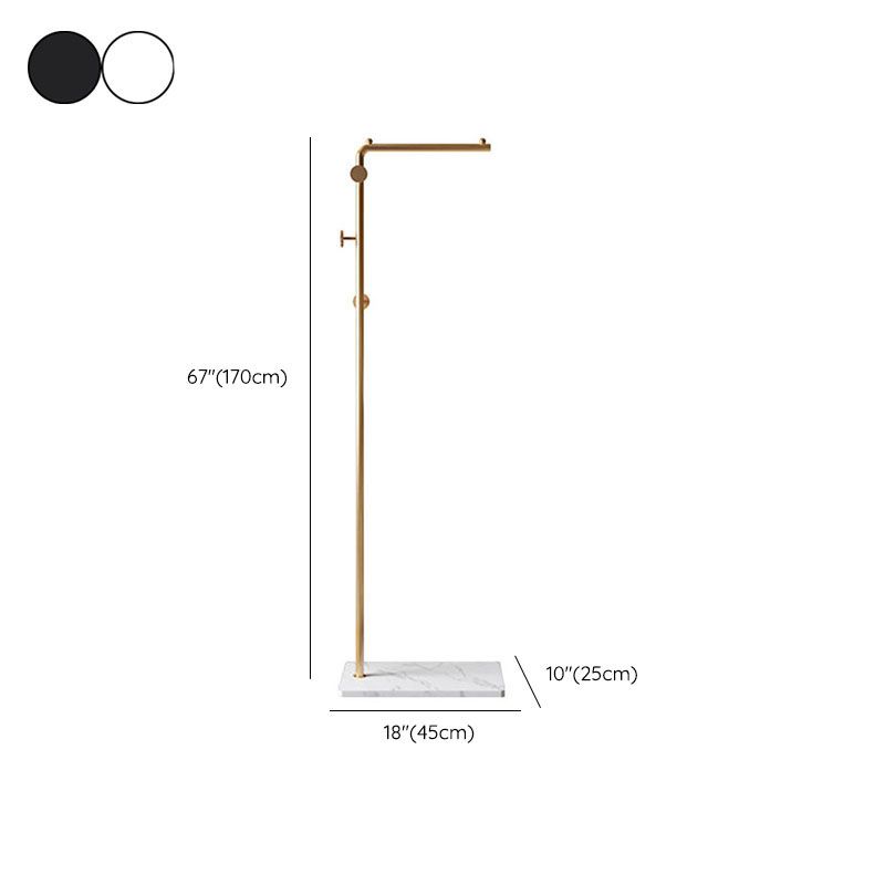 Metal and Slate Entrance Coat Rack Modern Minimalist Home Floor Coat Rack Clearhalo 'Entry & Mudroom Furniture' 'furn' 'furn_hall_tree_coat_racks' 'Furniture' 'Hall Trees & Coat Racks' 'hall_tree_coat_racks' 1200x1200_8d9dddcc-05a3-4542-b1e2-509e17d411c7
