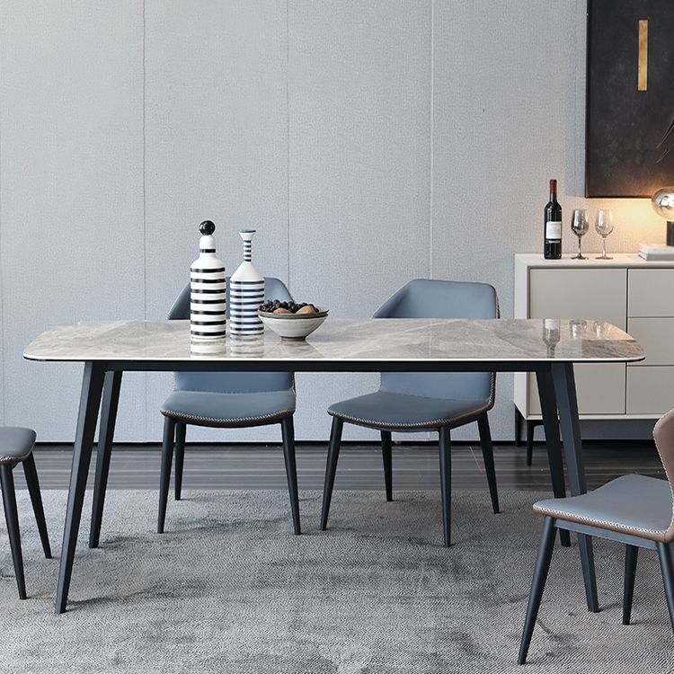 Rechteck Esstisch Industrieküchentisch mit 4 Beinen