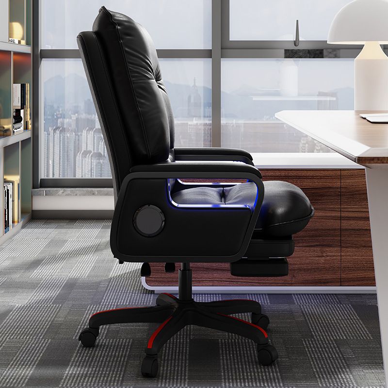 Chaise de bureau de bureau moderne de base en nylon avec armes rembourrées