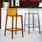 Contemporary Acrylic Low Back Armless Bar Stool with Footrest Clearhalo 'Bar Furniture' 'Bar Stools' 'bar_stools' 'furn' 'furn_bar_stools' 'Furniture' 'Kitchen & Dining Furniture' 1200x1200_8da1f629-f4ee-4cf8-8da7-60b886d891b9