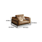 Square Arm Sofa Modern Sofa 38.58" D x 34.64" H Sofa with Pillow Clearhalo 'furn' 'furn_sofas' 'Furniture' 'Living Room Furniture' 'Sofa' 'sofas' 1200x1200_8da29781-1d84-4e42-b16e-17a54140222f