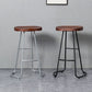 Modern Style Iron Bar Stool with Footrest Dining Room Solid Wood Bar Stool 30 Inches Clearhalo 'Bar Furniture' 'Bar Stools' 'bar_stools' 'furn' 'furn_bar_stools' 'furniture_bar_stools' 'Kitchen & Dining Furniture' 'kitchen&dining_furn' 'kitchen' 'kitchen_furn' Furniture' 1200x1200_8da331e8-e965-4631-b4cb-07f3349039f2