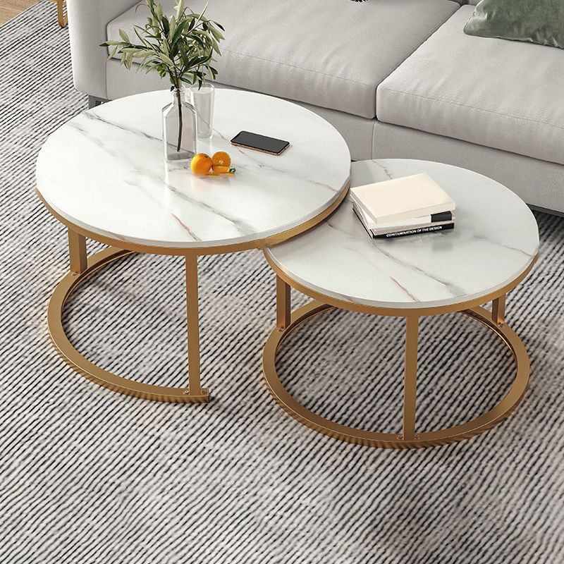 Slate Nesting Coffee Table Set No Distressing Round Coffee Table Set Clearhalo 'Coffee & Accent Tables' 'Coffee Tables' 'coffee_tables' 'furn' 'furn_coffee_tables' 'Furniture' 'Living Room Furniture' 1200x1200_8da3c679-8cc9-4c48-908c-09619b1fae3e