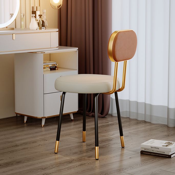 Scandinavian Open Back Side Chairs for Home Upholstered Armless Dining Chairs Clearhalo 'Dining Chairs' 'Dining Tables & Seating' 'dining_chair' 'furn' 'furn_dining_chair' 'Furniture' 'furniture_dining_chair' 'Kitchen & Dining Furniture' 1200x1200_8da4e9b1-dc06-48d1-b0be-f2fc358b15e0