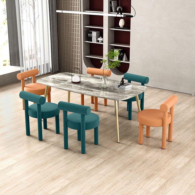 Minimalist Style Fabric Dining Chairs for Home Open Back Side Chair Clearhalo 'Dining Chairs' 'Dining Tables & Seating' 'dining_chair' 'furn' 'furn_dining_chair' 'Furniture' 'furniture_dining_chair' 'Kitchen & Dining Furniture' 1200x1200_8da630a5-10c2-47fb-9052-7414f4b63709