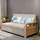 Linen Sleeper Sofa 31.49" Wide Scandinavian Sofa Bed with Upholstered
