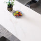 Black Metal Frame Industrial Rectangle Dining Table Sintered Stone Table for Home Clearhalo 'Dining Tables & Seating' 'Dining Tables' 'dining_table' 'furn' 'furn_dining_table' 'Furniture' 'Kitchen & Dining Furniture' 1200x1200_8da7b0e8-fe89-4c2e-b0ff-ecc6e0432bd2