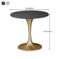 Round Sintered Stone Dining Table Traditional Luxury Dining Table with Tulip Base Clearhalo 'Dining Tables & Seating' 'Dining Tables' 'dining_table' 'furn' 'furn_dining_table' 'Furniture' 'furniture_dining_table' 'Kitchen & Dining Furniture' 'kitchen' 'kitchen_dining_table' 1200x1200_8da81523-591d-44ef-927e-3d301cfed4b7