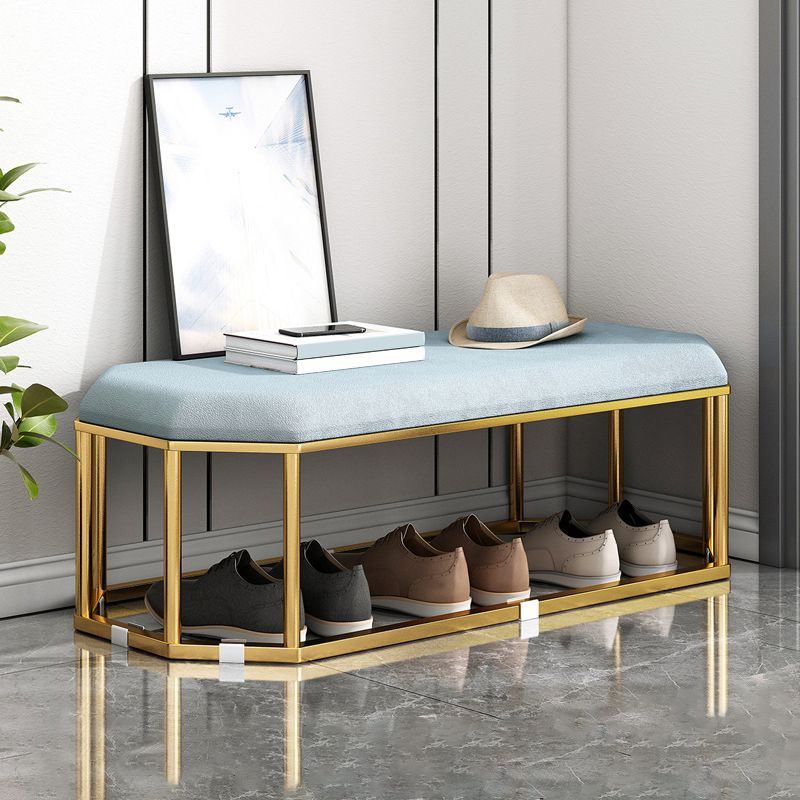 Velvet Specialty Storage Ottomans Standard Plain Glam Style Fade Resistant Ottoman