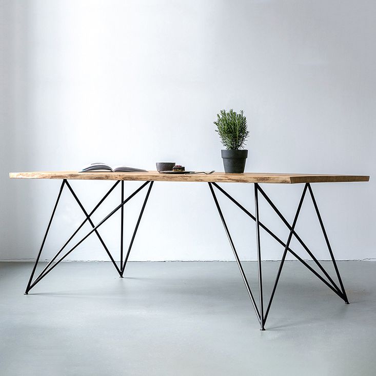 Industrial Dining Site Table Pine Solid Wood Dining Room Home Furniture Clearhalo ' dining_table' 'Dining Tables & Seating' 'Dining Tables' 'furn' 'furn_dining_table' 'Furniture' 'furniture_dining_table' 'Kitchen & Dining Furniture' 'kitchen&dining_furn' 'kitchen' 'kitchen_dining_table' 1200x1200_8da87332-2564-4b42-882d-588a7ae41574