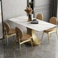 Designer Style 1/4/5/6/7 Pieces Rectangle Dining Set Sintered Stone Top Dinette Table Set