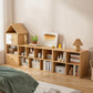 Standaard gesloten back -boekenplank Engineered Wood Scandinavian boekenkast