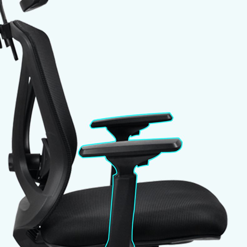 Modern & Contemporary Wheels Chair Microfiber Black High Back Chair Clearhalo 'furn' 'furn_office_chair' 'Furniture' 'Office Chairs' 'Office Furniture' 'office_chair' 1200x1200_8dadb90b-748f-4553-b8b4-86933955d4c6