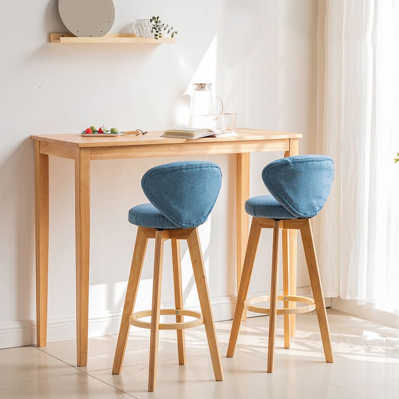 Modern Rectangle Bar Table Solid Wood Counter Height Bar Dining Table with 4 Legs Clearhalo 'Bar Furniture' 'Bar Tables' 'bar_tables' 'furn' 'furn_bar_tables' 'Furniture' 'Kitchen & Dining Furniture' 1200x1200_8dae8192-eda0-48cb-92d3-9a6eab049c14
