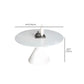 Contemporary Round Dining Table Sintered Stone Table with Metal Leg for Home Use Clearhalo 'Dining Tables & Seating' 'Dining Tables' 'dining_table' 'furn' 'furn_dining_table' 'Furniture' 'Kitchen & Dining Furniture' 1200x1200_8dae8e5c-4c59-4334-a916-e1ad93652017