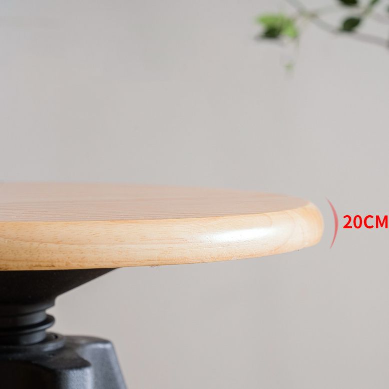 Adjustable Modern Counter Bar Stool Armless Wood Backless Bar Stool with Swivel Clearhalo 'Bar Furniture' 'Bar Stools' 'bar_stools' 'furn' 'furn_bar_stools' 'furniture_bar_stools' 'Kitchen & Dining Furniture' 'kitchen&dining_furn' 'kitchen' 'kitchen_furn' Furniture' 1200x1200_8daf5843-d8b2-4292-af08-bdbcc5f1a0f2