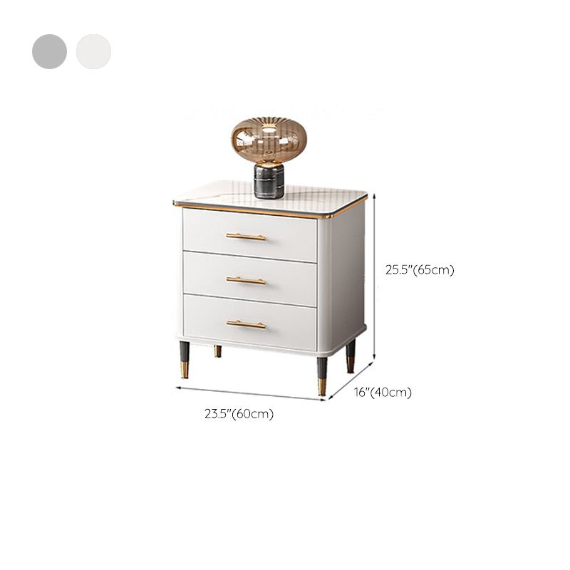 Modern Rectangle Accent Chest Wood Soft Close Drawers Storage Cabinet