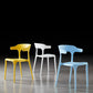 Contemporary Side Chair Stacking Dining Colorful Plastic Armless Chairs for Dining Room Clearhalo ' kitchen&dining_furn' 'Dining Chairs' 'Dining Tables & Seating' 'dining_chair' 'furn' 'furn_dining_chair' 'Furniture' 'furniture_dining_chair' 'Kitchen & Dining Furniture' 'kitchen' 1200x1200_8db100eb-9851-4ab6-975f-b4d66f0b4b28