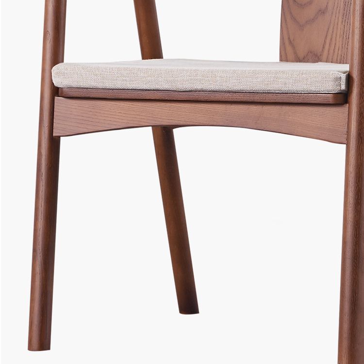 Traditional Style Ash Wood Chairs Kitchen Slat Back Arm Single Chair Clearhalo ' kitchen&dining_furn' 'Dining Chairs' 'Dining Tables & Seating' 'dining_chair' 'furn' 'furn_dining_chair' 'Furniture' 'furniture_dining_chair' 'Kitchen & Dining Furniture' 'kitchen' 1200x1200_8db30d9c-046e-4a1d-a4d1-33dc22f0154c