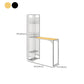 Modern Style Bar Table Set 1/2 Pieces Rectangle Bar Table with Upholstered Stool Clearhalo 'Bar Furniture' 'furn' 'furn_home_bar_bar_sets' 'Furniture' 'Home Bars & Bar Sets' 'home_bar_bar_sets' 'Kitchen & Dining Furniture' 1200x1200_8db3de10-d89f-4431-97f5-52dddff1bb23