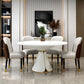 Modern Style Round Table Set 1/4/7 Pieces Dining Set for Home Use