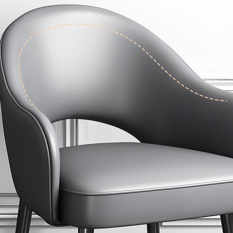 European Glam Style Metal Chairs Set Open Back Arm Dining Room Kitchen Chair Clearhalo ' kitchen&dining_furn' 'Dining Chairs' 'Dining Tables & Seating' 'dining_chair' 'furn' 'furn_dining_chair' 'Furniture' 'furniture_dining_chair' 'Kitchen & Dining Furniture' 'kitchen' 1200x1200_8db478d8-53fc-4b8d-9061-0a9a960bc9a9