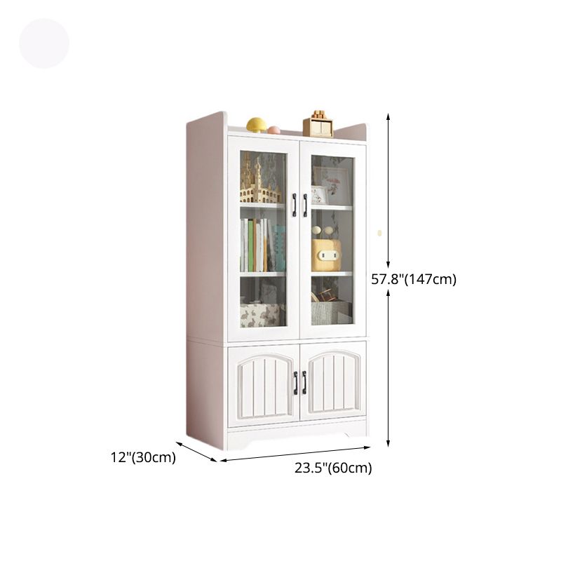 Bibliothèque de style moderne en bois fermé étanche standard avec porte pour le bureau à domicile