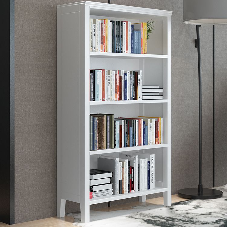 Contemporary Standard Bookcase Closed Back Wooden Bookshelf with Shelves Clearhalo 'Bookcases' 'furn' 'furn_bookcases' 'Furniture' 'Office Furniture' 1200x1200_8db6295b-7446-4b5e-a603-20cab1ca371b
