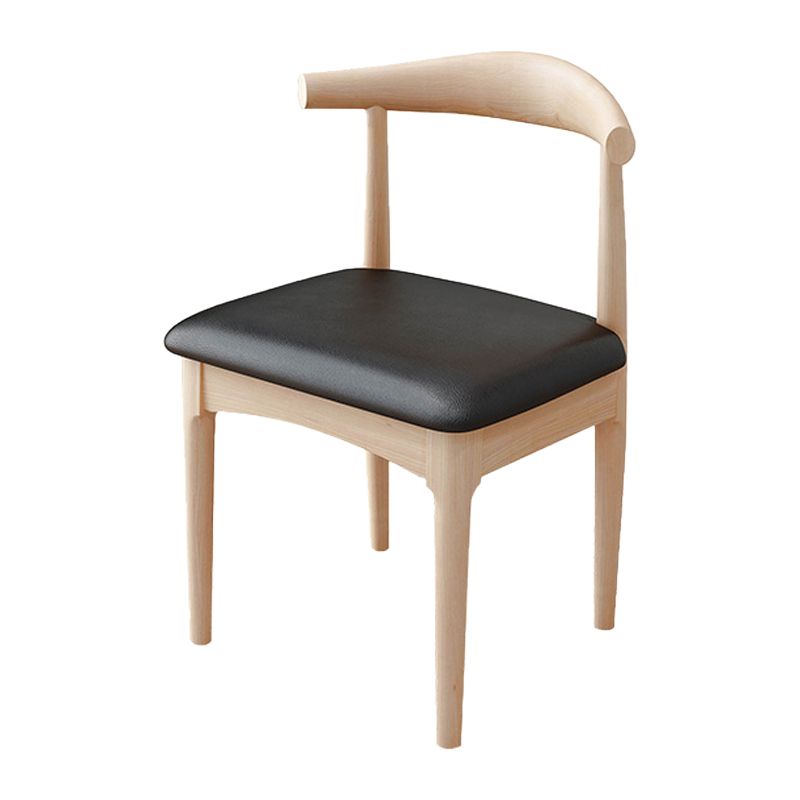 Contemporary Style Wood Dining Chairs Armless Open Back Dining Chair Clearhalo ' kitchen&dining_furn' 'Dining Chairs' 'Dining Tables & Seating' 'dining_chair' 'Furniture' 'furniture_dining_chair' 'Kitchen & Dining Furniture' 'kitchen' 1200x1200_8dba16cd-b3ea-4924-9f9e-cd38507c4dd8