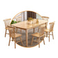 Modern Style Solid Wood Dining Set with 4 Legs Fixed Table Dinette Set for Dining Room Clearhalo 'Dining Room Sets' 'Dining Tables & Seating' 'dining_room_set' 'Furniture' 'furniture_dining_room_set' 'Kitchen & Dining Furniture' 'kitchen&dining_furn' 'kitchen' 1200x1200_8dbaef11-35c0-44fa-a19c-953218abffd3