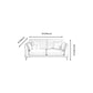 Scandinavian Upholstered Faux Leather Sofa Beige Sewn Pillow Back Couch Clearhalo 'furn' 'furn_sofas' 'Furniture' 'furniture_sofas' 'Living Room Furniture' 'Sofa' 'sofas' 1200x1200_8dbbdef3-2b1b-4d10-a442-15ccaabe9a7e