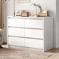 Commode de rangement contemporaine en bois pour chambre à coucher avec tiroirs