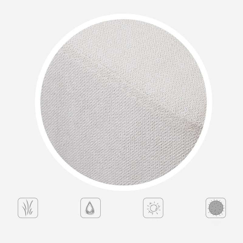 Scandinavian Sofa with 2 Pillows Square Arm Living Room Fabric Seating