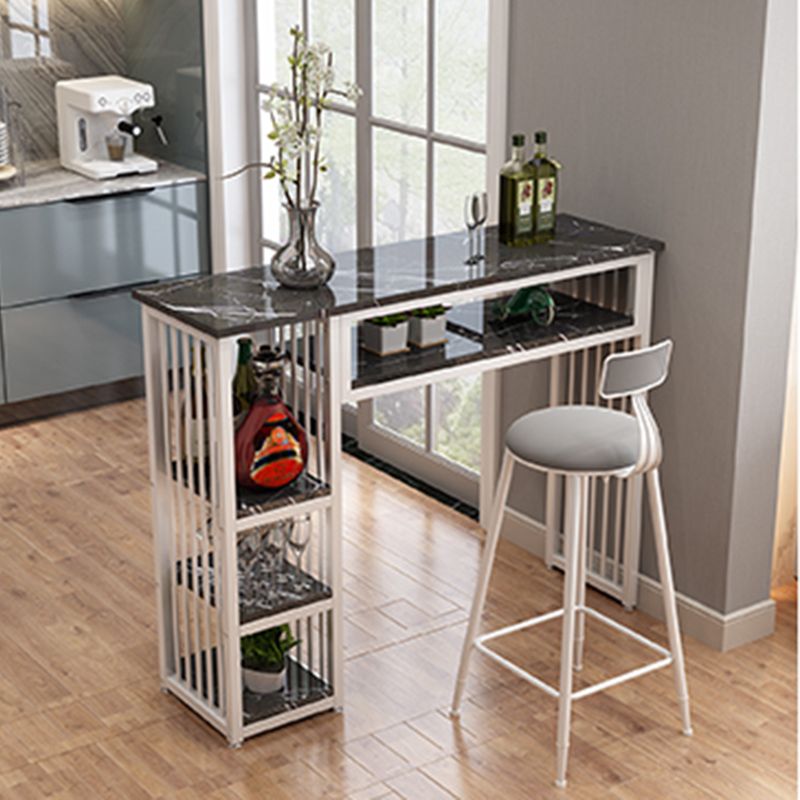 Modern Style Wood Bar Stool Table Rectangle Bar Table for Cafe Clearhalo 'Bar Furniture' 'Bar Tables' 'bar_tables' 'furn' 'furn_bar_tables' 'Furniture' 'Kitchen & Dining Furniture' 1200x1200_8dbe1a6e-c1c0-456d-bccd-5b25ee5f144f