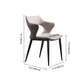Contemporary Faux Leather Arm Chair Matte Finish Open Back Dining Chair Clearhalo ' kitchen&dining_furn' 'Dining Chairs' 'Dining Tables & Seating' 'dining_chair' 'furn' 'furn_dining_chair' 'Furniture' 'furniture_dining_chair' 'Kitchen & Dining Furniture' 'kitchen' 1200x1200_8dbee5fe-58de-4873-a473-06a5719dbcb5