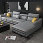 35.43"H Modern Cushion Back Sectional Faux Leather Square Arm Sofa and Chaise Clearhalo 'furn' 'furn_sectionals' 'Furniture' 'furniture_sectionals' 'Living Room Furniture' 'Sectionals' 1200x1200_8dc28085-a88c-4130-ad91-67f113d997f5