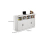 Contemporary Style Rectangle Wood Bar Height Pub Table for Kitchen