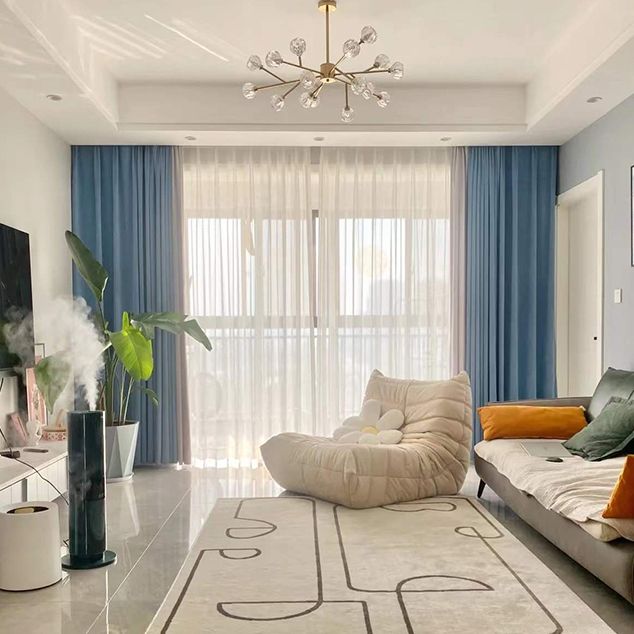 Armless Sofa Sewn Pillow Back Contemporary Sofa for Living Room Clearhalo 'furn' 'furn_sofas' 'Furniture' 'Living Room Furniture' 'Sofa' 'sofas' 1200x1200_8dcae727-1a30-42e7-b123-4e423730d4d8