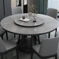 Contemporary Sintered Stone Round Dining Table Standard Kitchen Dining Table with Pedestal Base Clearhalo ' dining_table' 'Dining Tables & Seating' 'Dining Tables' 'furn' 'furn_dining_table' 'Furniture' 'furniture_dining_table' 'Kitchen & Dining Furniture' 'kitchen&dining_furn' 'kitchen' 'kitchen_dining_table' 1200x1200_8dcafe9a-8a17-4805-b04e-9551a6bc46f4