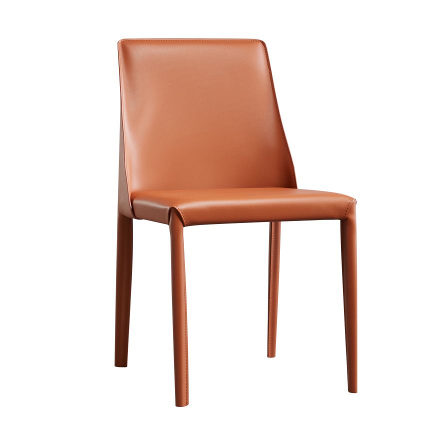 Faux Leather Contemporary Dining Room Chairs Matte Finish Solid Back Dining Arm Chairs Clearhalo ' kitchen&dining_furn' 'Dining Chairs' 'Dining Tables & Seating' 'dining_chair' 'furn' 'furn_dining_chair' 'Furniture' 'furniture_dining_chair' 'Kitchen & Dining Furniture' 'kitchen' 1200x1200_8dcb3cb4-7a2c-4c89-8957-d1d2fc82e908