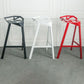 Modern Armless Backrest Counter Stool Iron Cafe Bar Stool with Seat Clearhalo 'Bar Furniture' 'Bar Stools' 'bar_stools' 'furn' 'furn_bar_stools' 'Furniture' 'furniture_bar_stools' 'Kitchen & Dining Furniture' 1200x1200_8dcb8951-77ea-4b15-b11d-f031029701a1