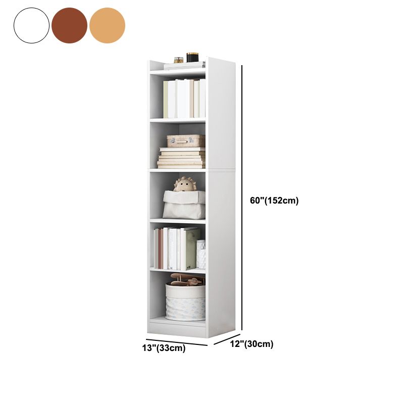 Closed Wood Bookcase Modern Minimalist Home Living Room Corner Bookshelf Clearhalo 'Bookcases' 'furn' 'furn_bookcases' 'Furniture' 'Office Furniture' 1200x1200_8dccafe0-fb61-49d5-8b3d-c01de6e92195