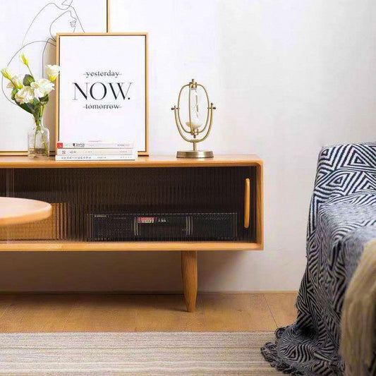 Console TV contemporanea Console TV in legno solido stand con porte