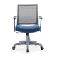 Mesh Mid Back Desk Chair Contemporary Fixed Arms Bureau stoel met wielen